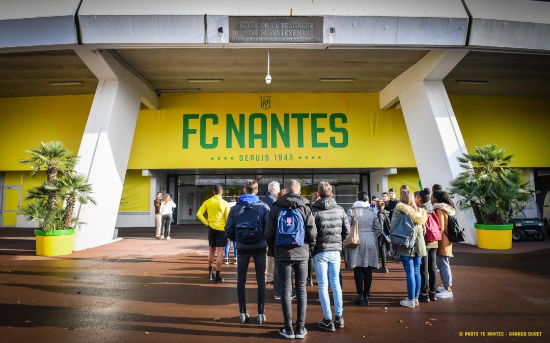 Des collégiens dans les coulisses du FC Nantes